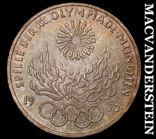 1972-J German 10 Marks- Choice Gem Brilliant Uncirculated Luster #G6850