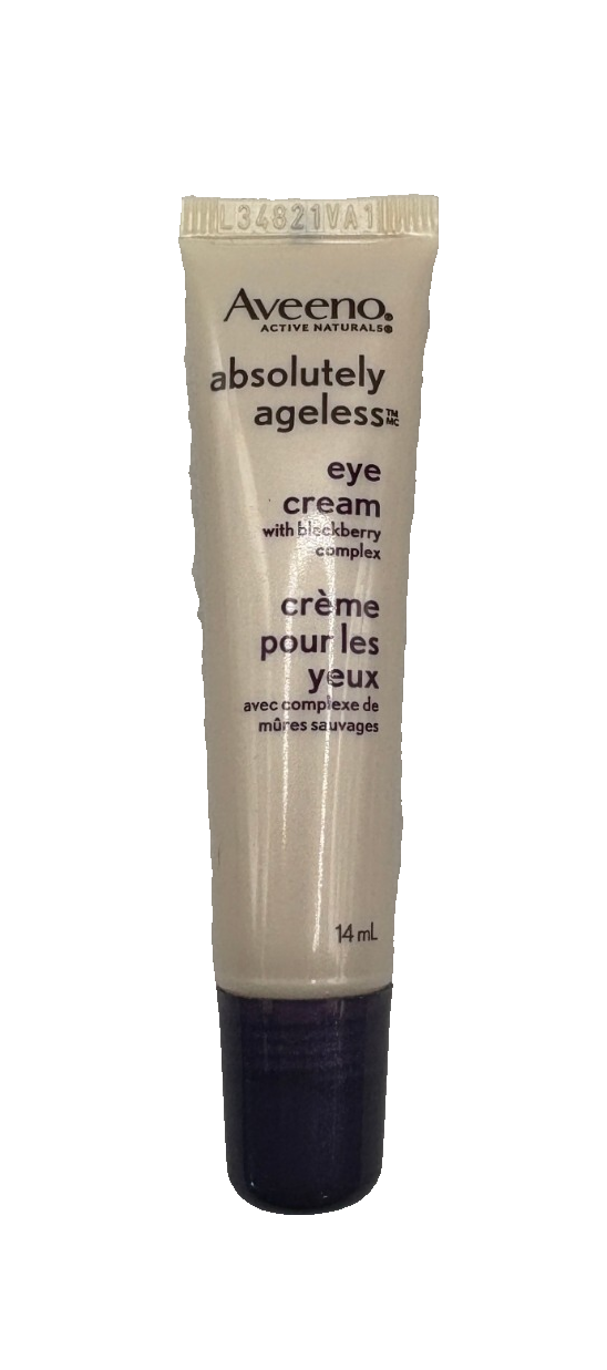 New Unboxed Aveeno Absolutely Ageless Eye Cream 0.5 oz Non-Comedogenic Youthful Glow