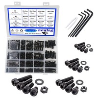 Newlng M2 M3 M4 M5 Schrauben Set Kohlenstoffstahl Schwarz Schrauben Und Muttern