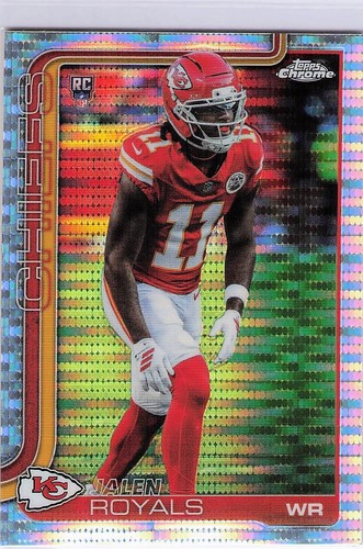 2025 Topps Chrome - Pulsar Refractor Jalen Royals #337