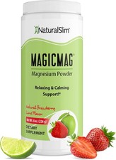 NaturalSlim MagicMag Magnesium Citrate Powder Drink for Relaxation, Stress, Cons