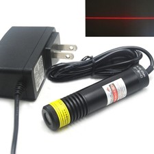 Positioning 650nm 200mW Red Line Laser Module Loctor 5V Adapter 22x100mm