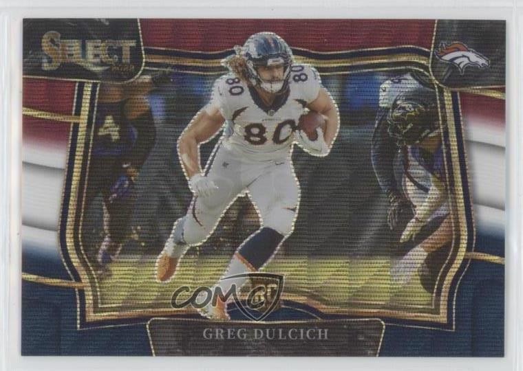 2022 Panini Select Field Level Tri-Color Prizm 2/75 Greg Dulcich #487 0qr6