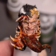 1/12 Painted Comics Eddie Brock Venom Head Carving Model Toys