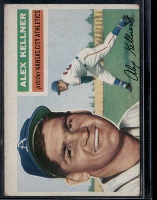 1956 Topps ALEX KELLNER #176 Light Wrinkles