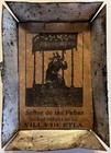 Antique Mexican Retablo Print—Señor de las Peñas in Tin Frame — photo 1