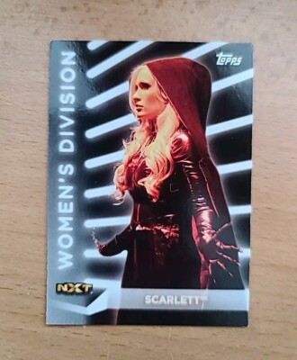 WWE Karte R-45 SCARLETT BORDEAUX Topps Women's Division 2021 Card Wrestling Diva