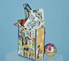 Lot 6 Doll House Miniatures Disney Store Shopping Bag Mini Brands Storm Trooper