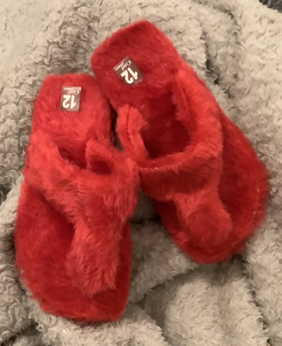 Fur thong slippers 2025