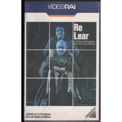 Videorai, King Lear VHS Carlo Battistoni Univideo - VRC2084 Sealed