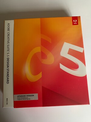 Adobe Creative Suite 5.5 Design Standard Upgrade, Mac, Deutsch
