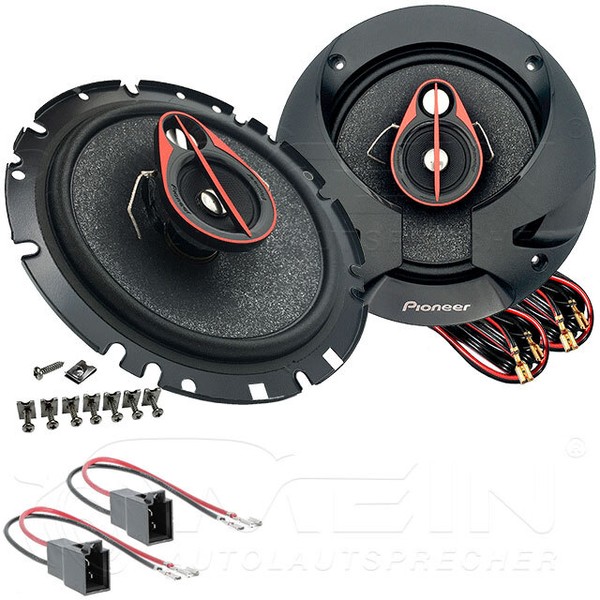 Pioneer Lautsprecher FüR VW Vento 1992-1998 Front Heck TüR 3-Wege 250W 165 #BRB2-image