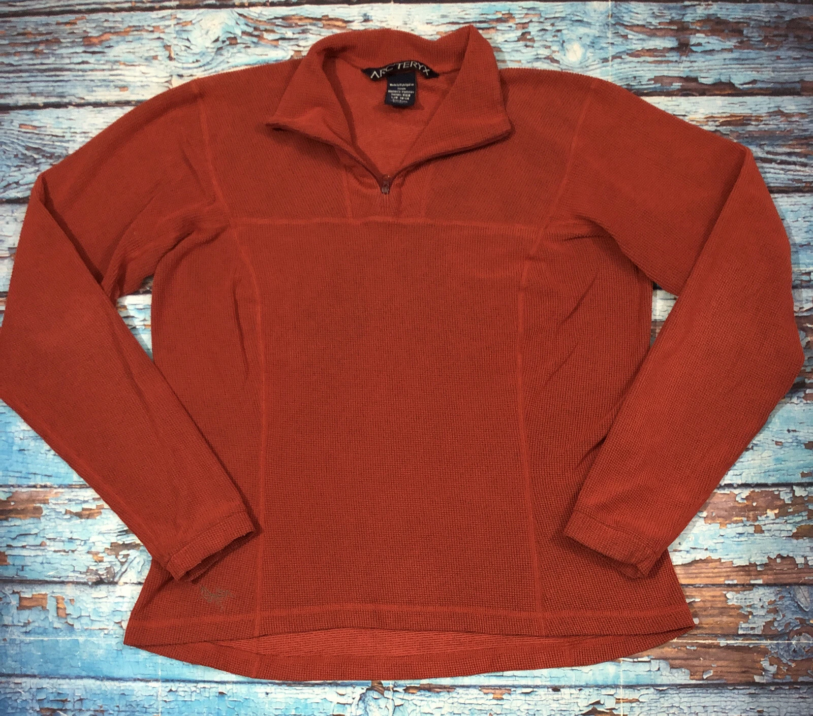 arcteryx 1/4 zip long sleeve polertech shirt
