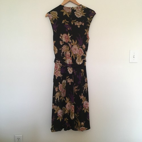 Neu mit Etikett Lauren Ralph Lauren Kleid Blumenmuster Blase Krepp Flügelärmel Gr. 6 Empire-Taille - Bild 5 von 15