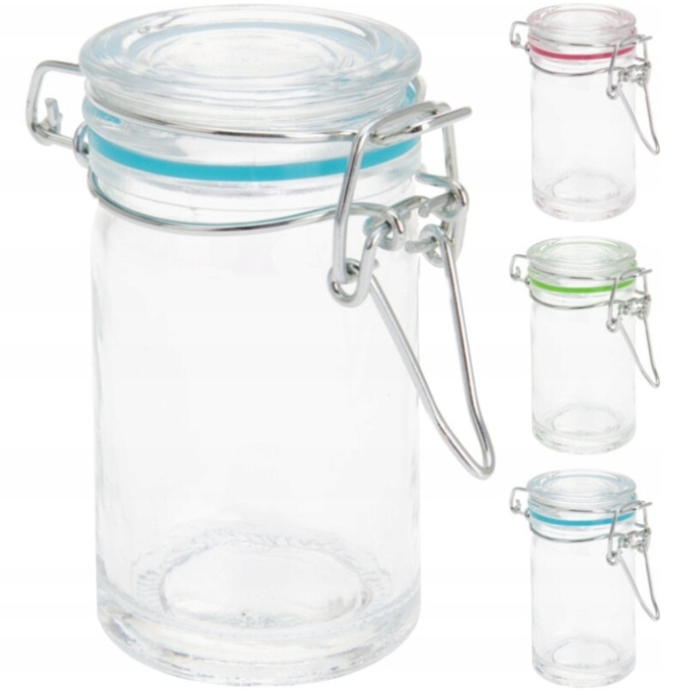 Einmachglas Gewürzglas Glas 40ml Vorratsglas Weckgläser Bügelverschluß