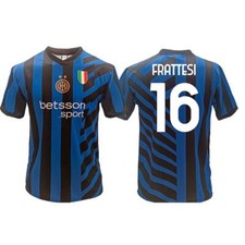 Maillot Frattesi Inter Home 2024 2025 noir officiel David 16 deux étoiles