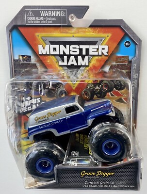 Hot Wheels Grave Digger 1:64 Monster Truck With Mud Tires Die-Cast