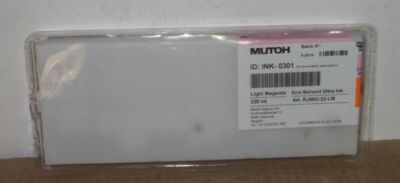 Mutoh Tinte Ink-0301 light magenta Eco Solvent Ultra Ink RJ60U-22-LM  ohne OVP D