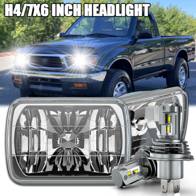 2PCS For Toyota Tacoma 1995 1996 1997 & Pickup 5X7'' 7X6 LED Headlights Hi/Lo DRL