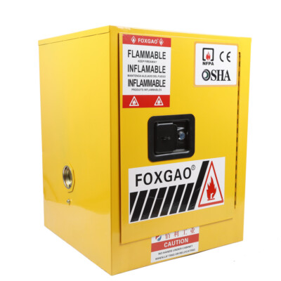 4/36Gallon Safety Flammable Liquids Storage Cabinet Fire Protection Steel Plate