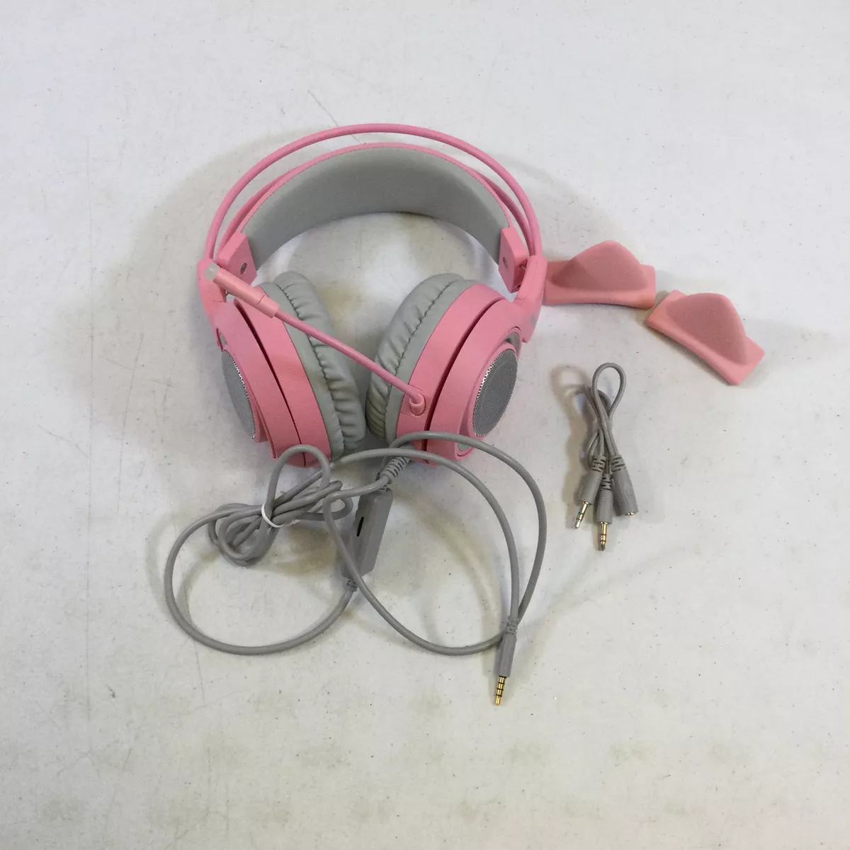 SOMIC G951 Pink Gray Noise Cancelling Wired Gaming Over The Ear