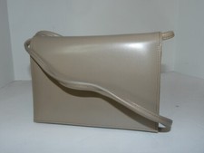 Vintage Crouch Fitzgerald NY Handbag FLap Purse Brown crossbody