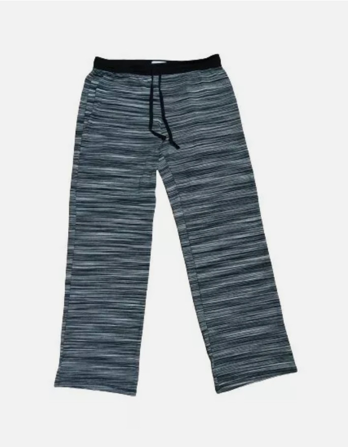 Karen Neuburger MUJERES Pijama Pantalones Space Dye Cordón (Negro Blanco Pequeño) NUEVO SIN ETIQUETAS