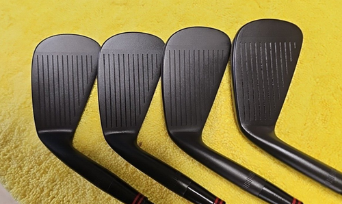 HOGAN FT. WORTH 15 FORGED 4-PW+GW BLK NITRIDE BLUEPRINTED SPINE ALIGNED BLK KBS - Picture 6 of 10