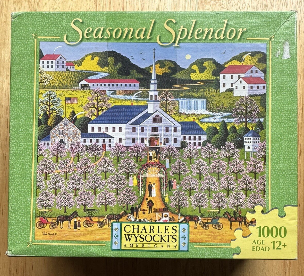 WEDDING DAY Charles Wysocki Seasonal Splendor RARE 1000 piece