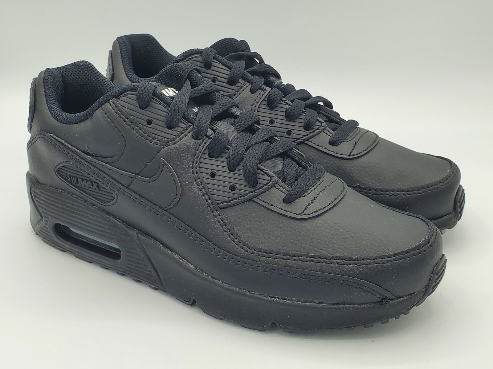Nike Air Max 90 Leather Triple Black 