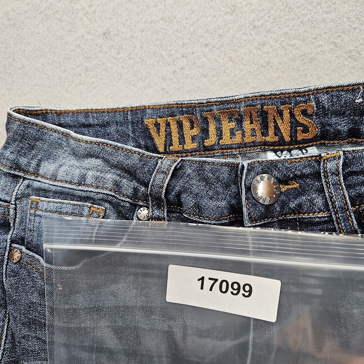 VIP Jeans Women's 5/6 Tattered Denim Blue Pants | eBay