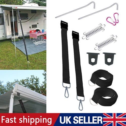FIAMMA AWNING TIE DOWN Kits TYPE S BLACK FOR F35 F45 F65 CARAVAN