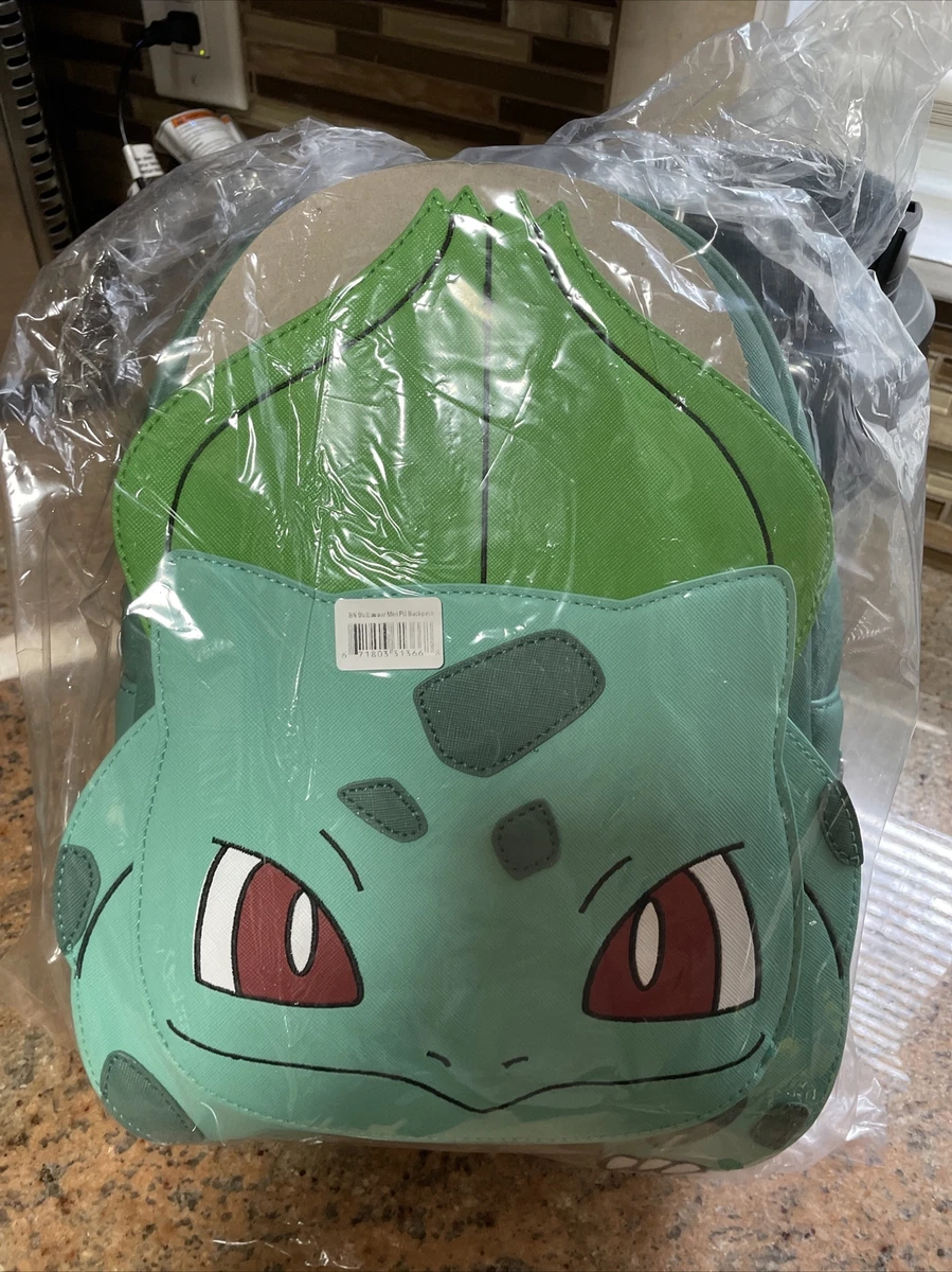 Loungefly Pokemon Bulbasaur Faux Leather Mini Backpack IN HAND