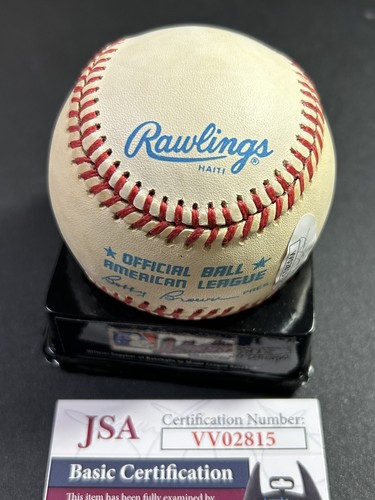 Alan Trammell HOF Autographed Official American League Baseball JSA - Picture 4 of 8