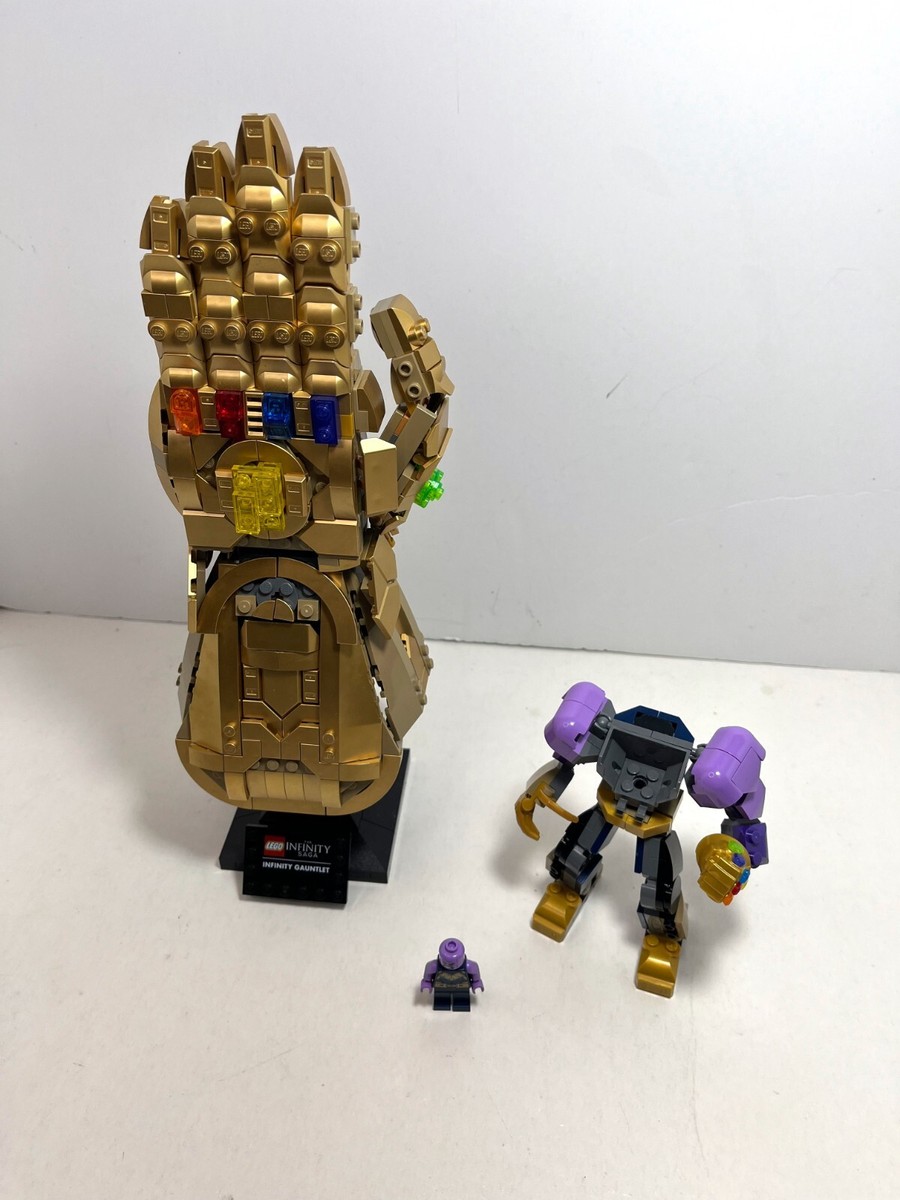 LEGO Heroes LOT: Infinity Gauntlet 76191 Mech Thanos 76242
