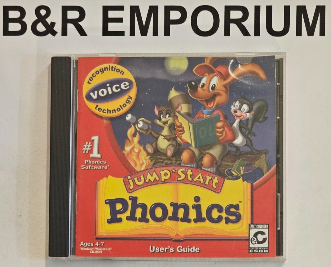 JumpStart Phonics (Ages 4 to 7) (2003) + JumpStart Kindergarten
