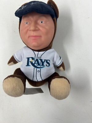 Rare Tampa Bay Devil Rays Zim Bear Signed By Don Zimmer Devil Rays
