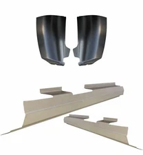 2007-2013 Silverado, Sierra 4 Extended Cab Outer Rocker Panel & Cab Corner Pair 