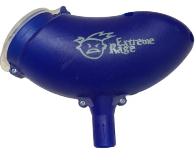 Extreme Rage VL 200 Blue Paintball Gun Loader Hopper Feeder Viewloader Free Ship