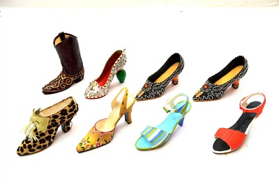 Lot of 9 Miniature Shoes Little Gem, Oxford, Ariadni, Fete, JPC, Tradewinds Bay