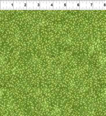 In The Beginning On The Go GREEN TREE LEAF Fabric Cotton BTHY