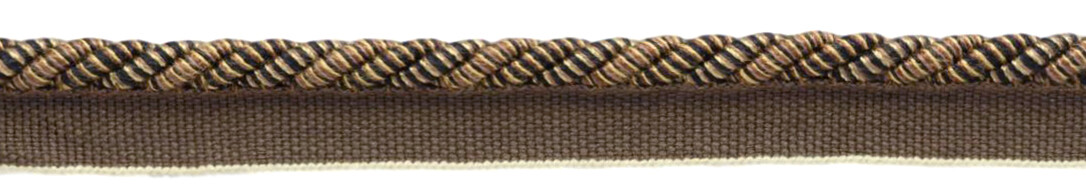 Cotton Twisted Rope Cord with Lip, Color# 21768 [Sold By The Yard]