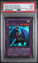 Fiend Skull Dragon LOD-039 Legacy of Darkness 1st Edition Super Rare