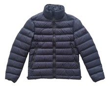 PEUTEREY men's hoodless down jacket PROSKE KN PEU5213 navy blue