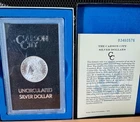 1883-CC Morgan Silver Dollar $1 0.900 Silver GSA Case COA Looks MS65