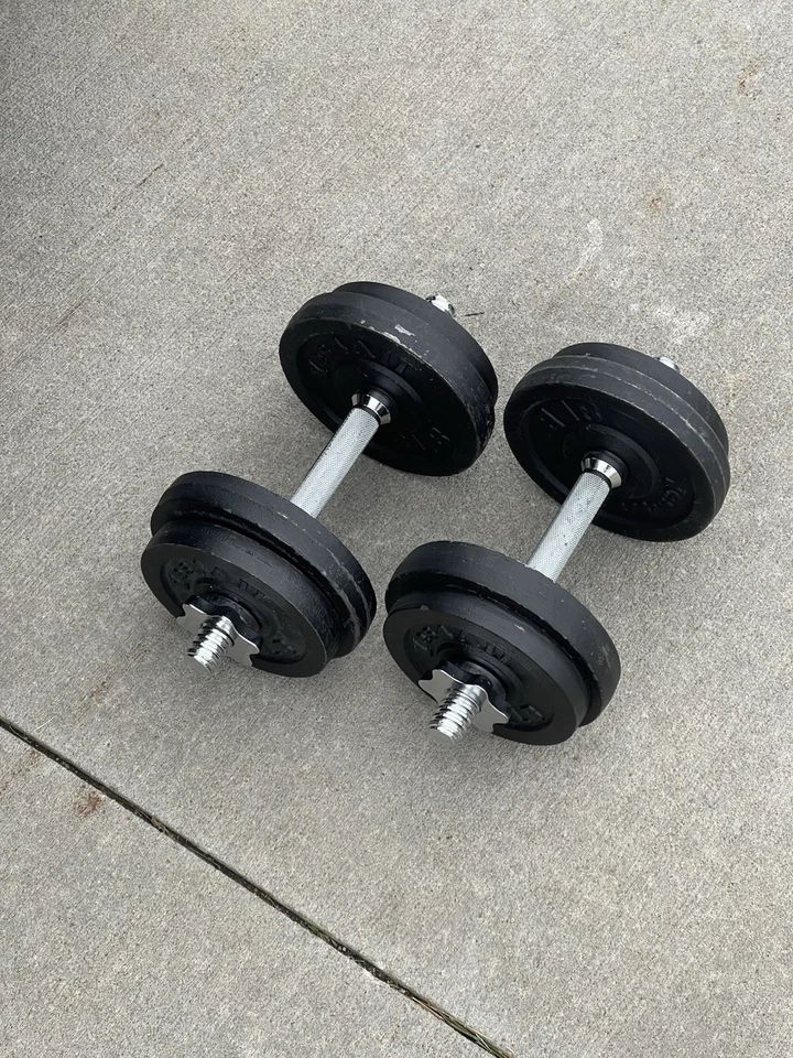 🏋️ Conjunto de halteres ajustáveis – 30 libras no total (par) - Imagem 4 de 4