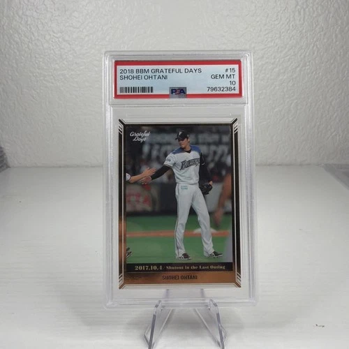 2018 BBM Grateful Days Shohei Ohtani PSA 10 #15 Pop 55