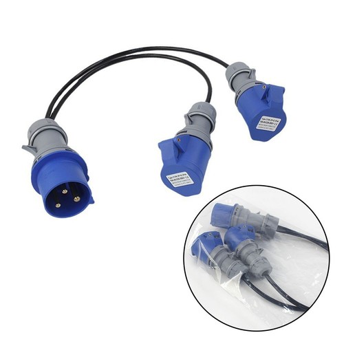 32A To 16A Splitter Dual 16A Socket Splitter Efficient Power Distribution - Picture 4 of 9