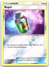 Repel 130/149 Uncommon SM Base Set Pokemon Reverse Holo Near Mint
