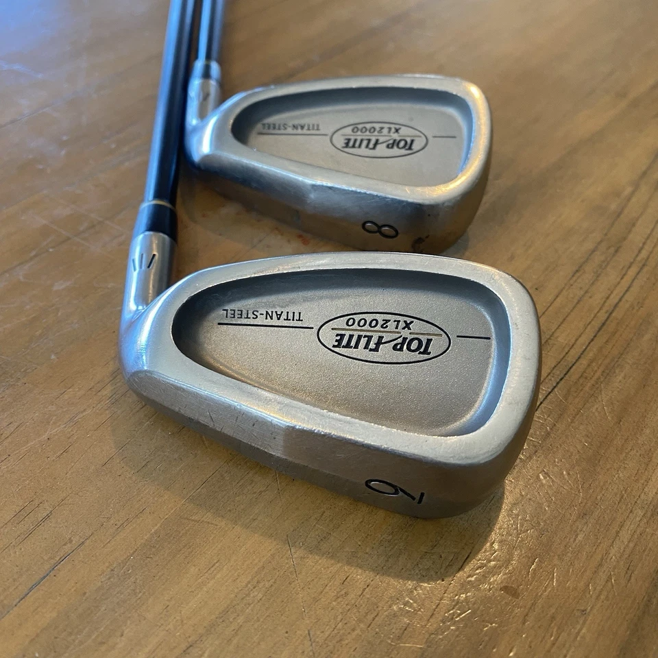 Top Flite XL2000 Golf Clubs Iron Set RH 3-9 PW SW Reg Flex Graphte Shaft - Image 4 of 4